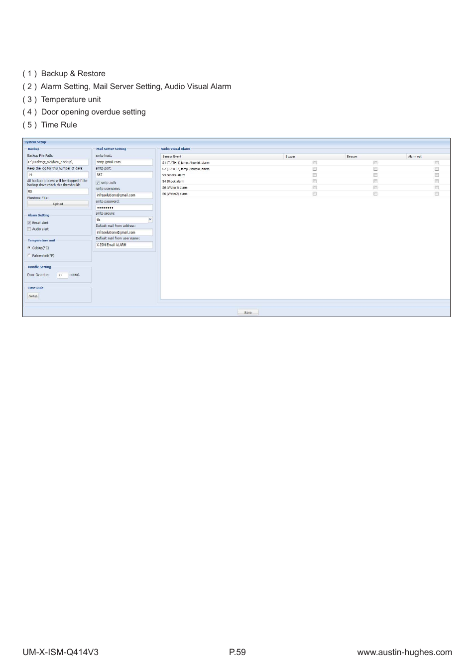 System setup | Austin Hughes X-800 Smartcard  Handle User Manual | Page 64 / 85