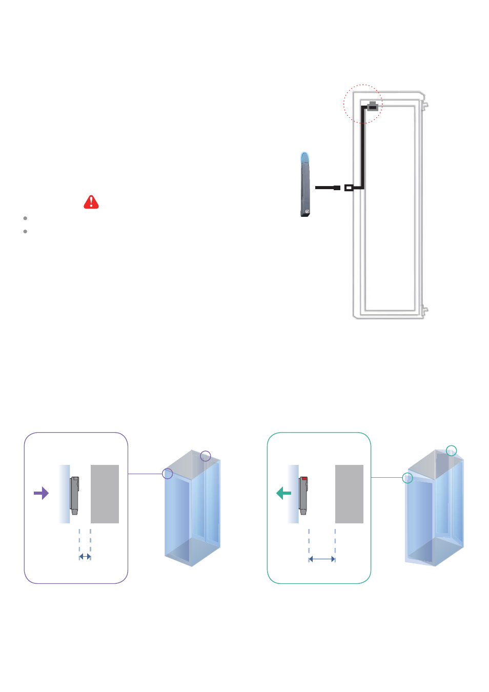 4 > door sensor - inductive, Installation steps, Sensor operation | Austin Hughes X-600 Smartcard  Handle User Manual | Page 23 / 87
