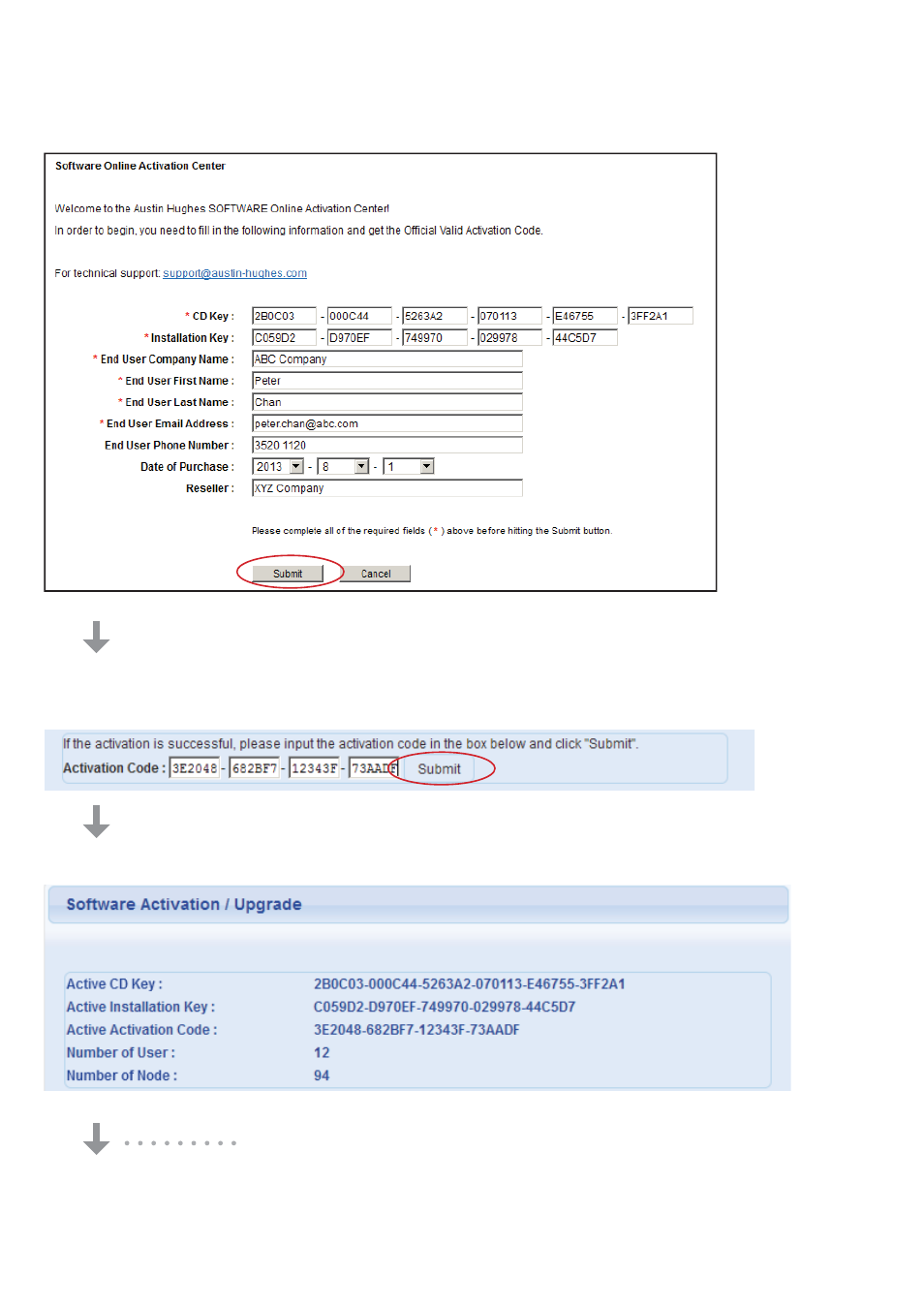 8 > software activation | Austin Hughes X-600 Smartcard  Handle User Manual | Page 53 / 87