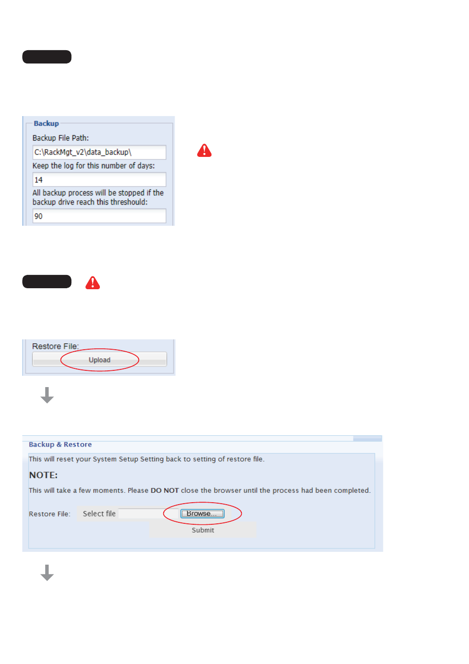 1 > backup & restore | Austin Hughes X-600 Smartcard  Handle User Manual | Page 67 / 87