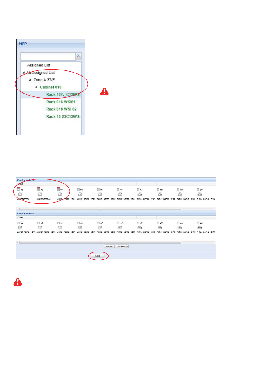 6 > pdu outlet grouping | Austin Hughes X-600 Smartcard  Handle User Manual | Page 81 / 87