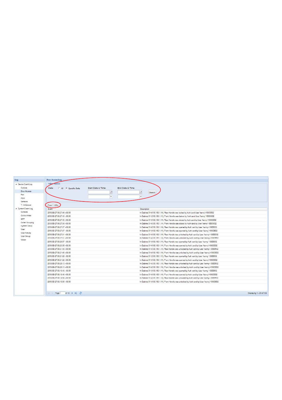 7 > device & system event log | Austin Hughes X-600 Smartcard  Handle User Manual | Page 82 / 87