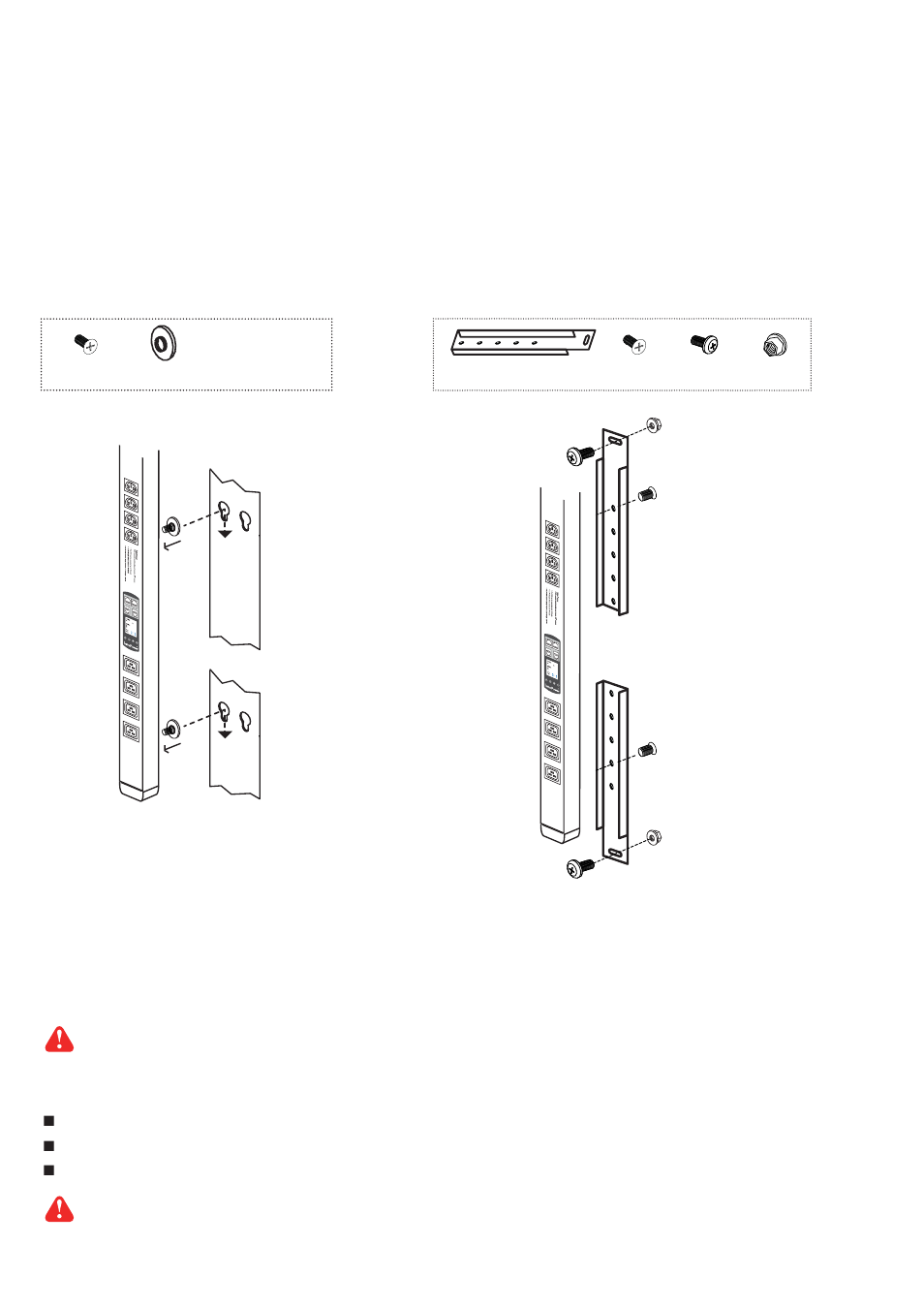 Unpacking package contents, Power on, 1 ) vertical w / wi / ws / wsi pdu x 1 | 2 ) rackmount w / wi / ws / wsi pdu x 1 or | Austin Hughes PPS-02-S User Manual | Page 3 / 24