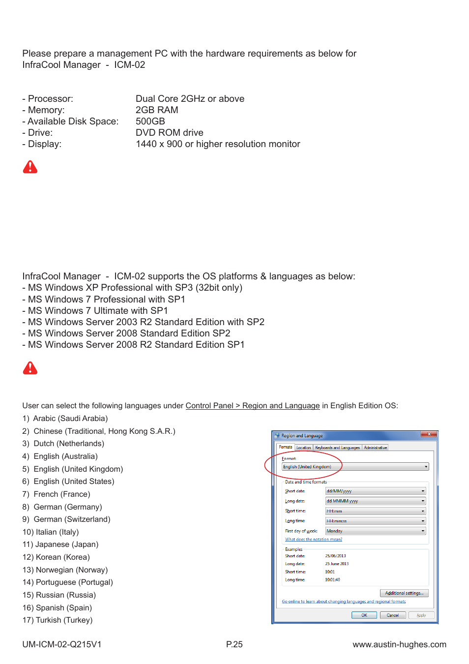 Austin Hughes Fan Unit  &  ICM-02 User Manual | Page 30 / 56