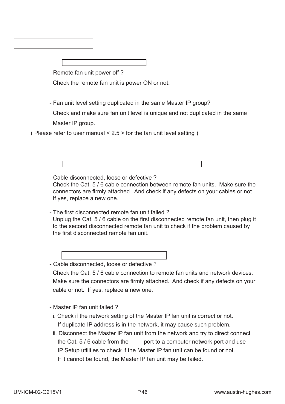Austin Hughes Fan Unit  &  ICM-02 User Manual | Page 51 / 56