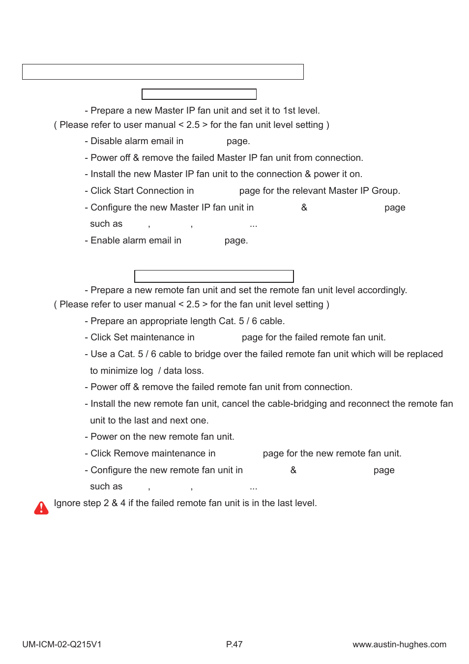 Austin Hughes Fan Unit  &  ICM-02 User Manual | Page 52 / 56
