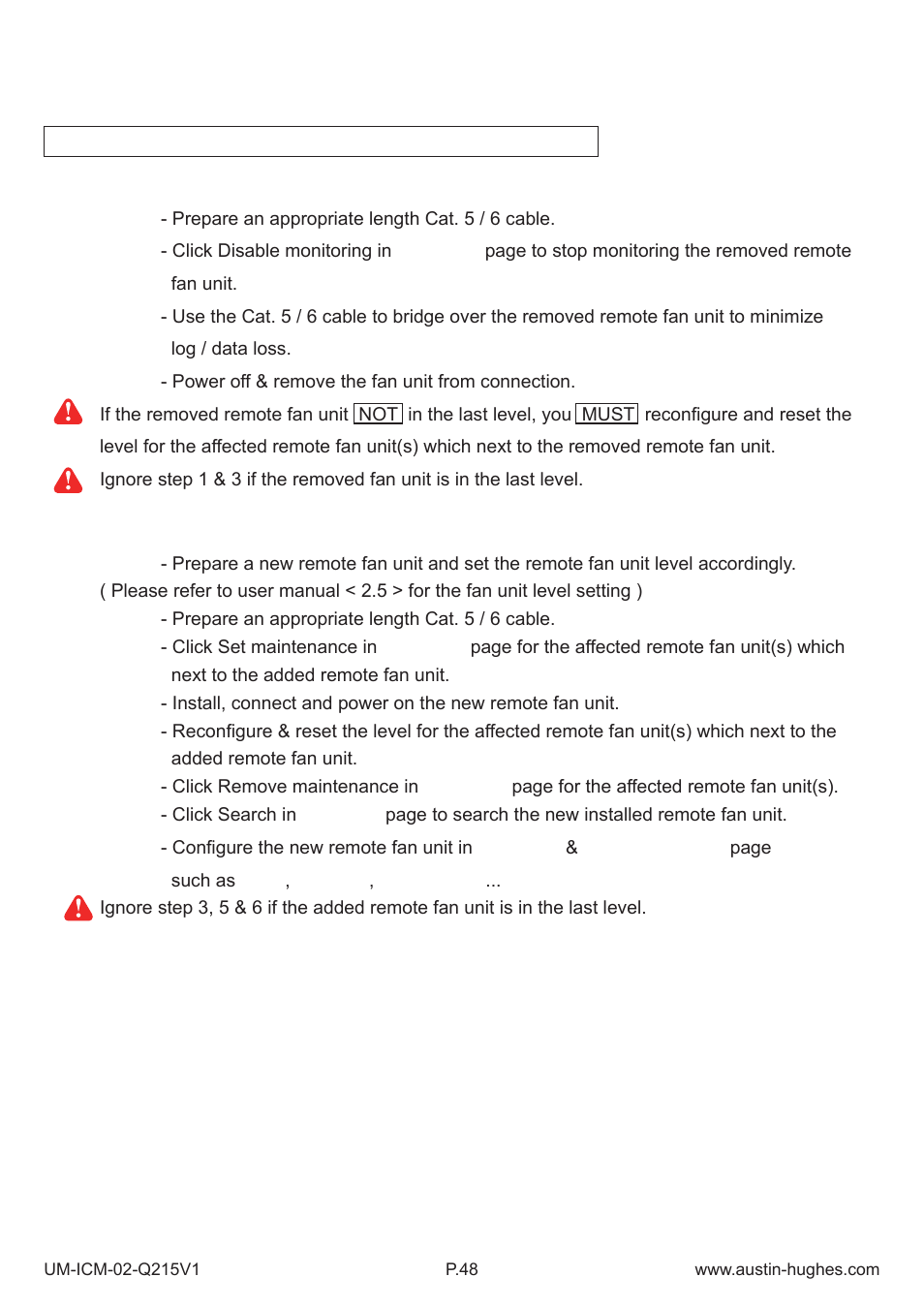 Austin Hughes Fan Unit  &  ICM-02 User Manual | Page 53 / 56