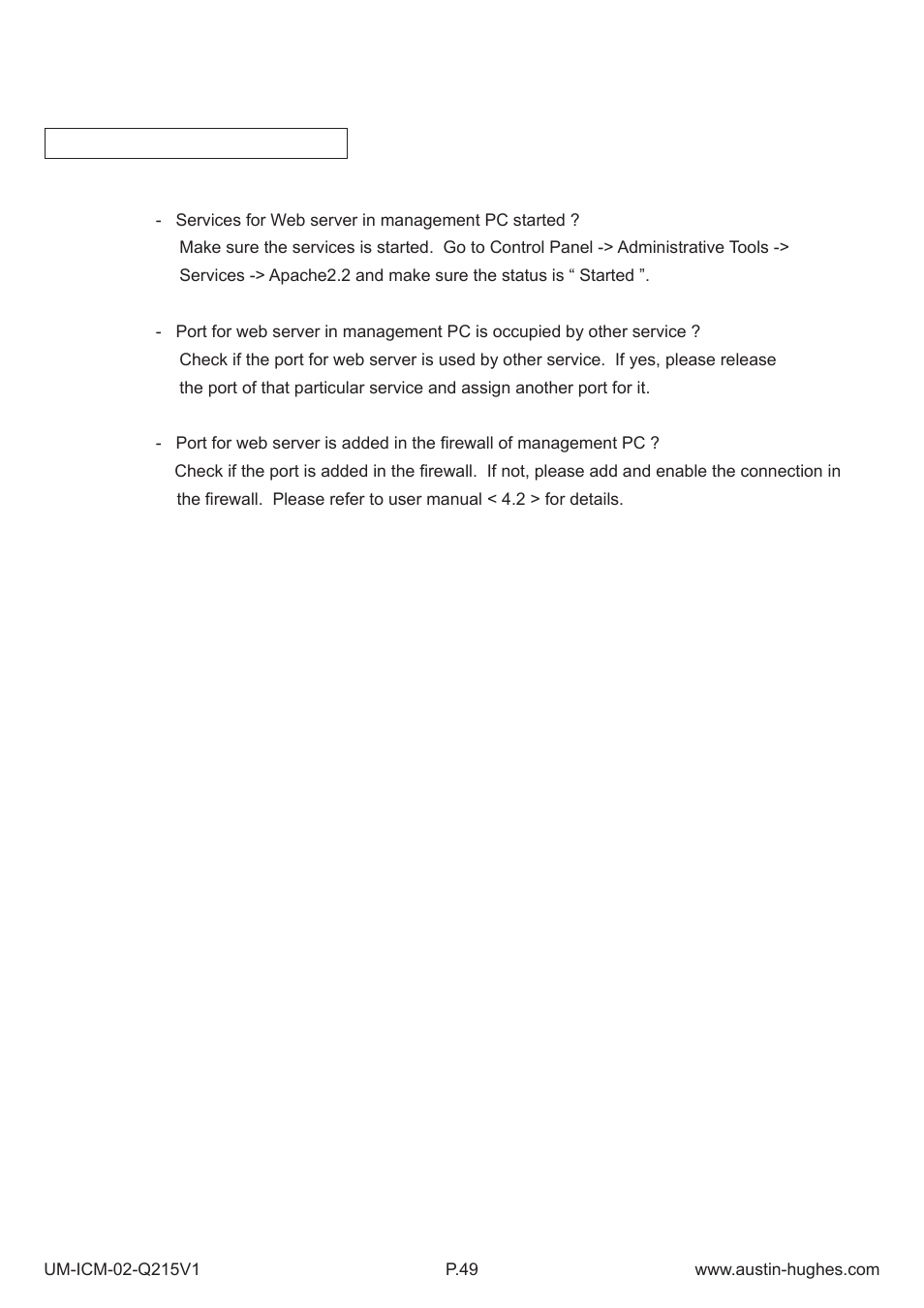 Part ix > troubleshooting | Austin Hughes Fan Unit  &  ICM-02 User Manual | Page 54 / 56