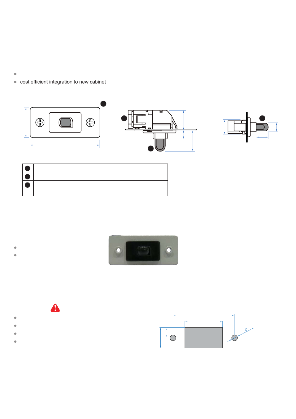 2 > door sensor, Mechanical door sensor ( ig-dsw-2m ) | Austin Hughes IGM-03 User Manual | Page 18 / 79