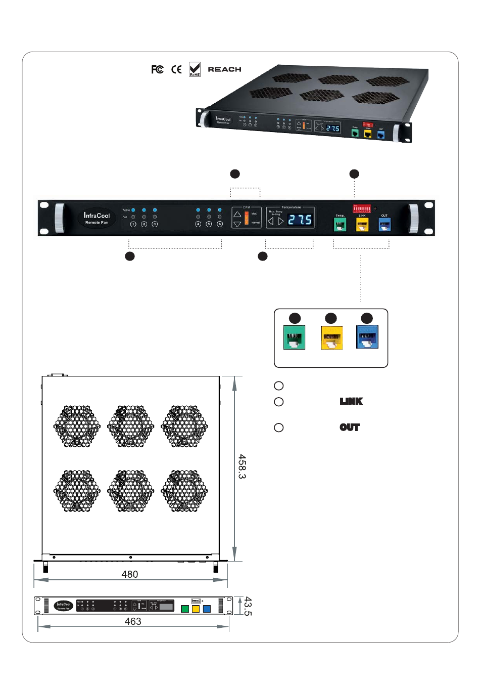 Model : rf-1.6 1u fan tray with 6 fans, 2 > fan unit | Austin Hughes IGM-03 User Manual | Page 30 / 79