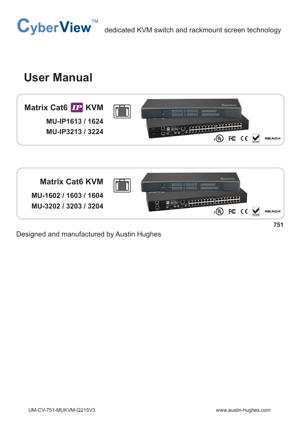 Austin Hughes MU-3204 User Manual | 28 pages