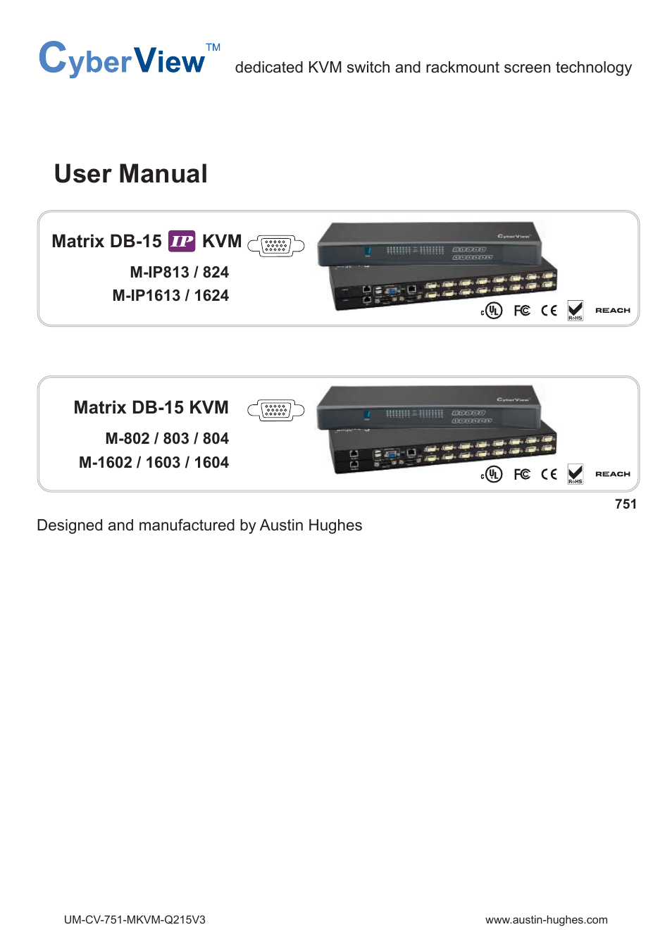 Austin Hughes M-1604 User Manual | 28 pages