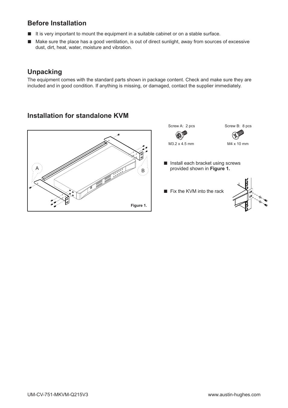 Austin Hughes M-1604 User Manual | Page 5 / 28