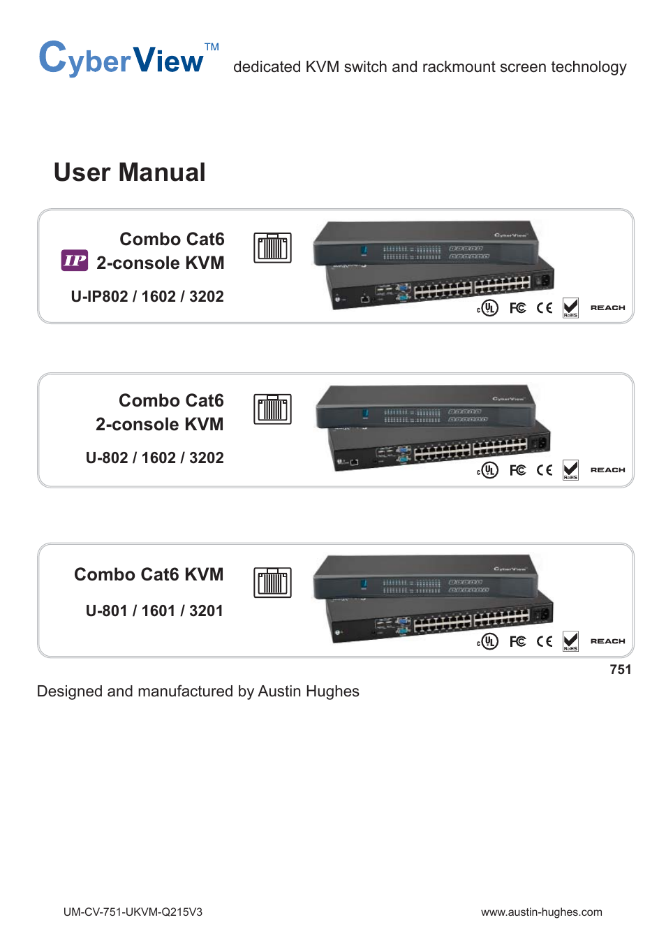 Austin Hughes U-3201 User Manual | 28 pages