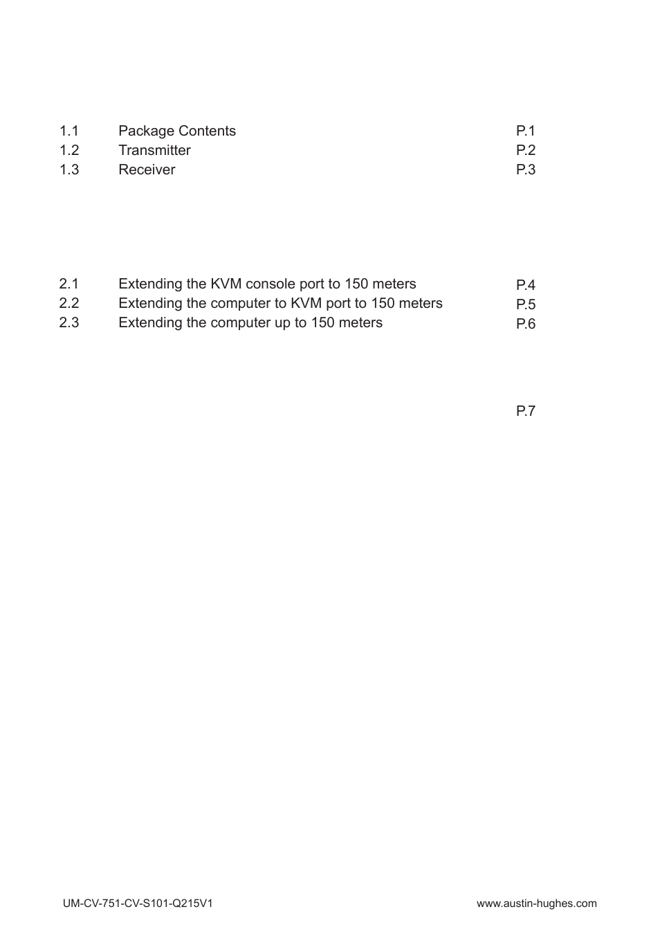 Austin Hughes CV-S101 User Manual | Page 3 / 12