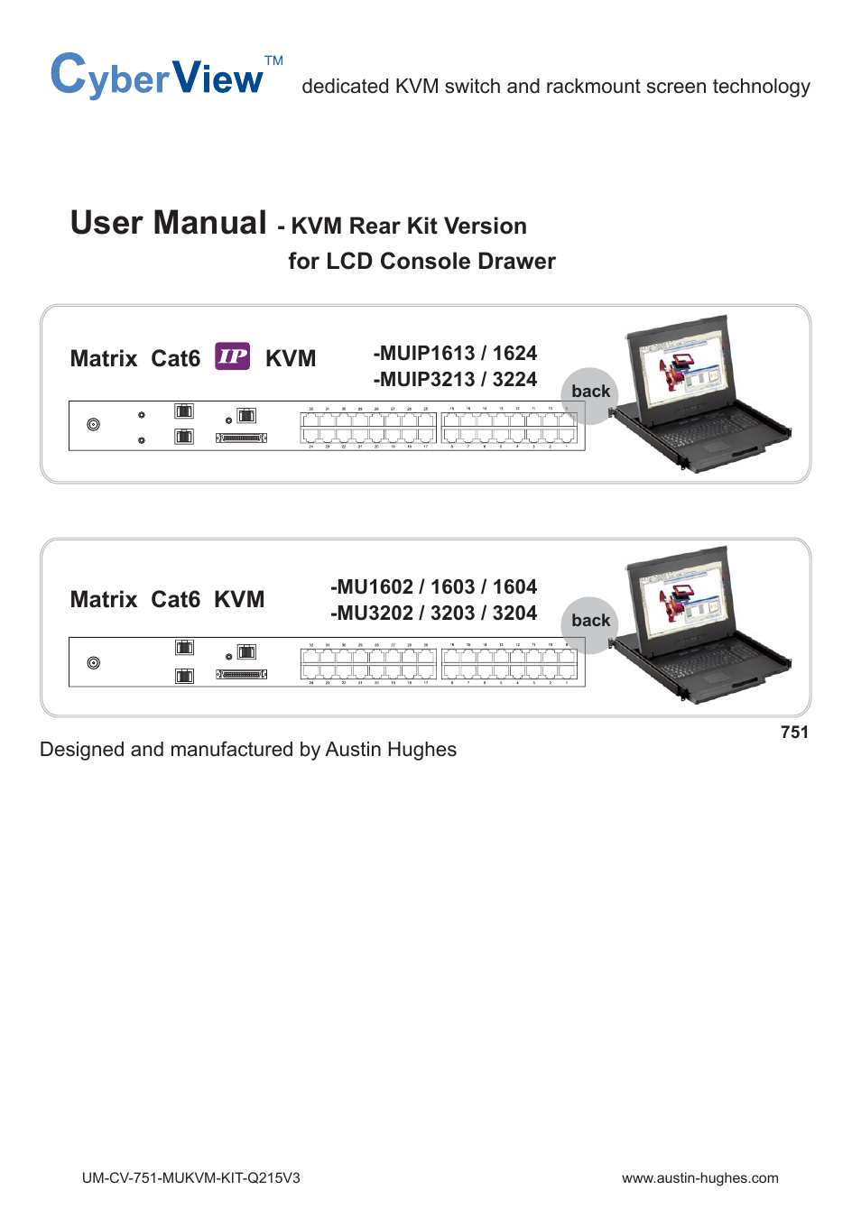 Austin Hughes MU1604 User Manual | 28 pages