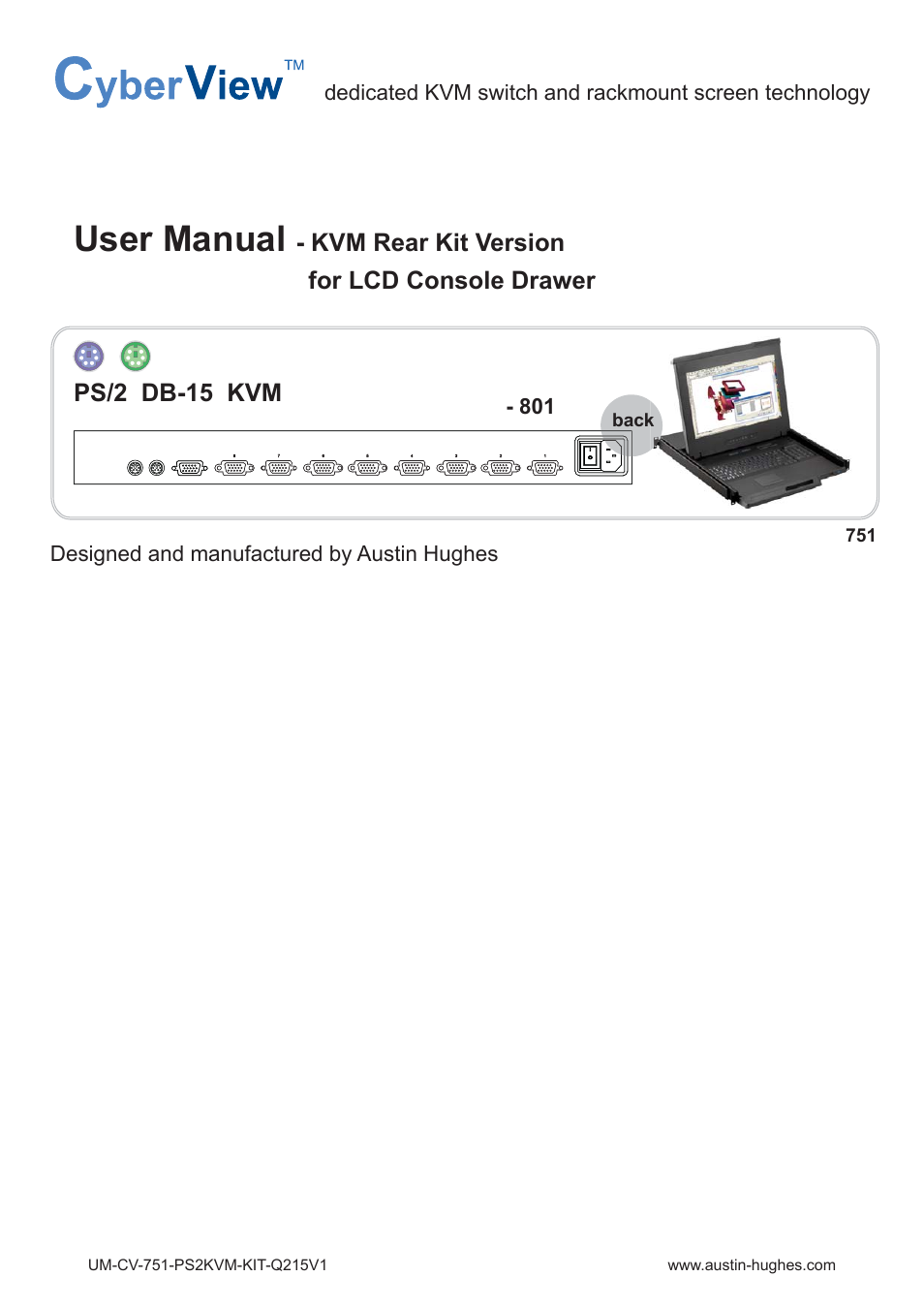 Austin Hughes 801 User Manual | 12 pages