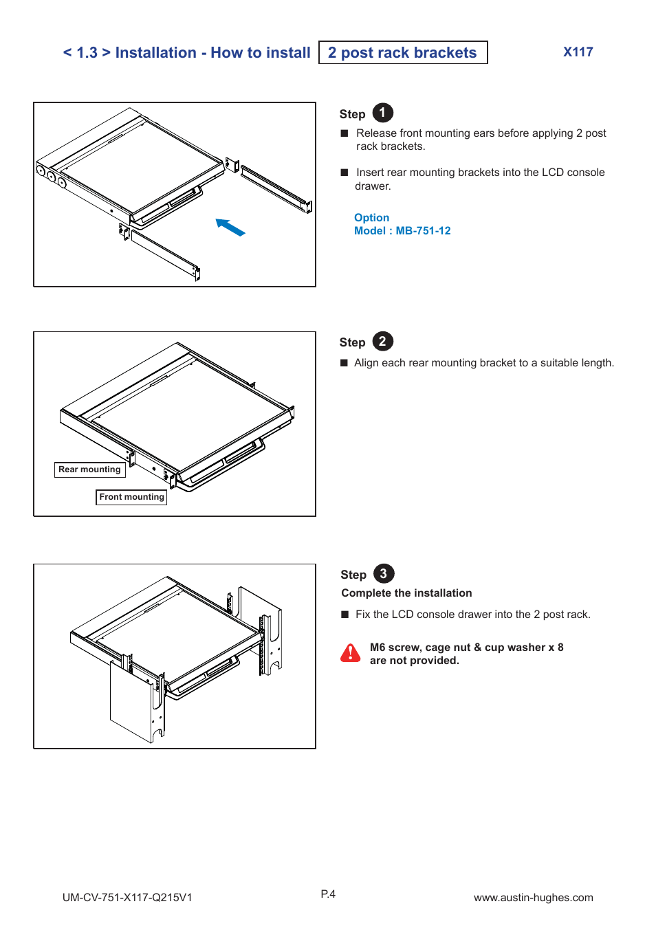 Austin Hughes X117 User Manual | Page 9 / 28