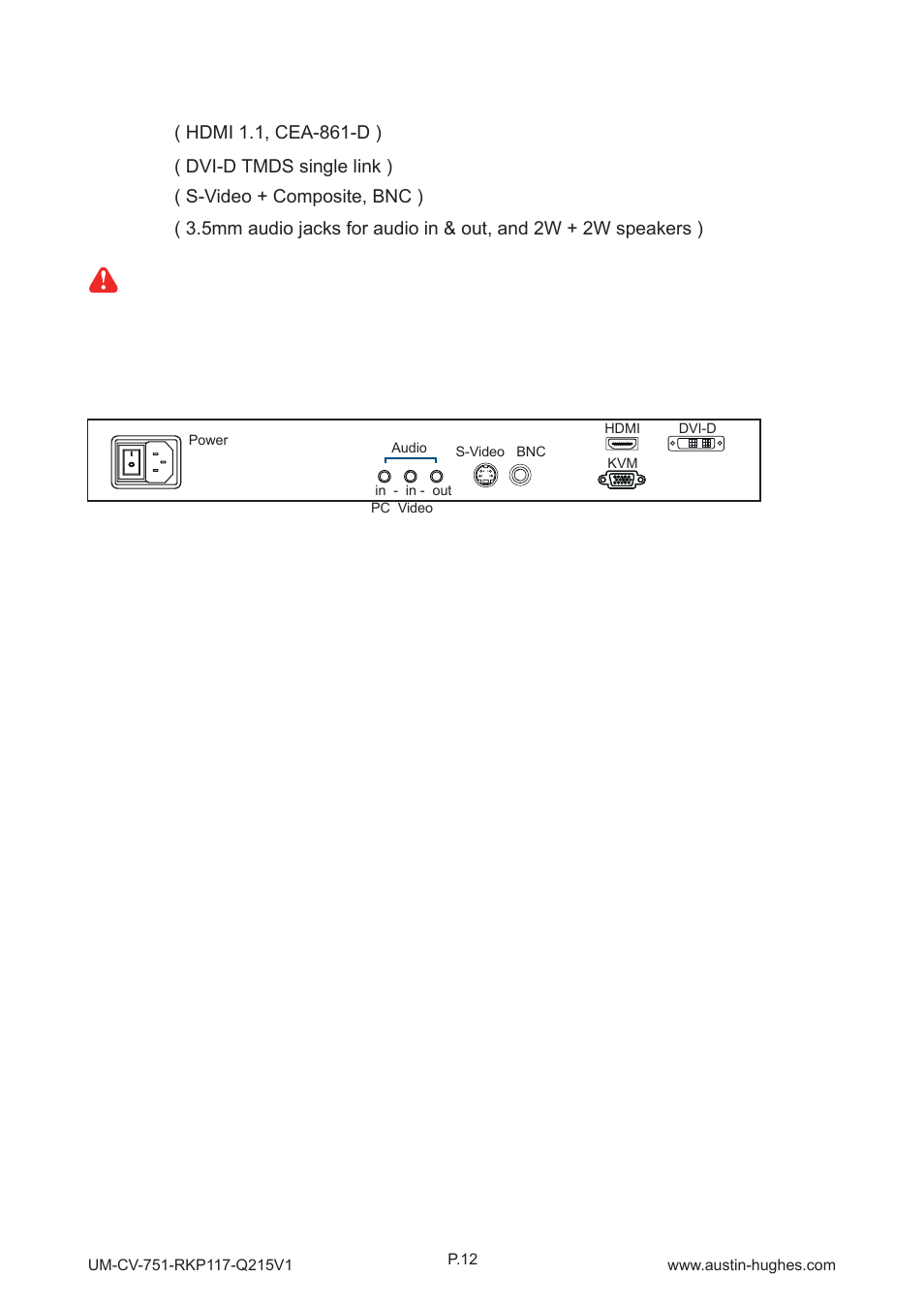 Austin Hughes RKP119 User Manual | Page 17 / 20