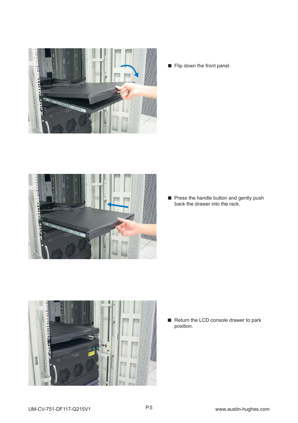 3 > installation - how to use the dual slides | Austin Hughes DF117 User Manual | Page 11 / 24