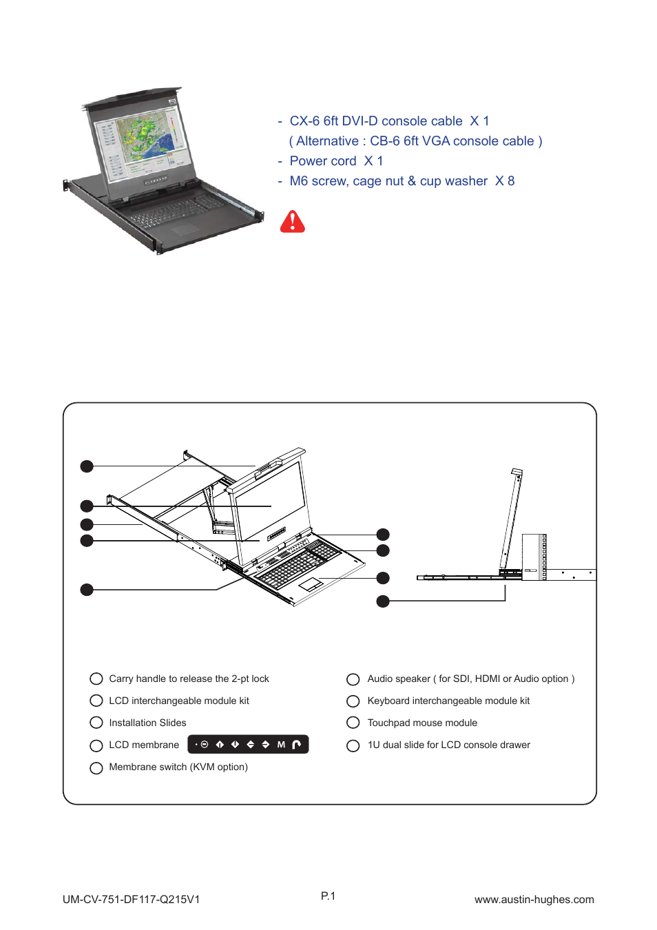 1 > package content, Part 1 > < 1.2 > structure diagram, Df117 | Austin Hughes DF117 User Manual | Page 7 / 24