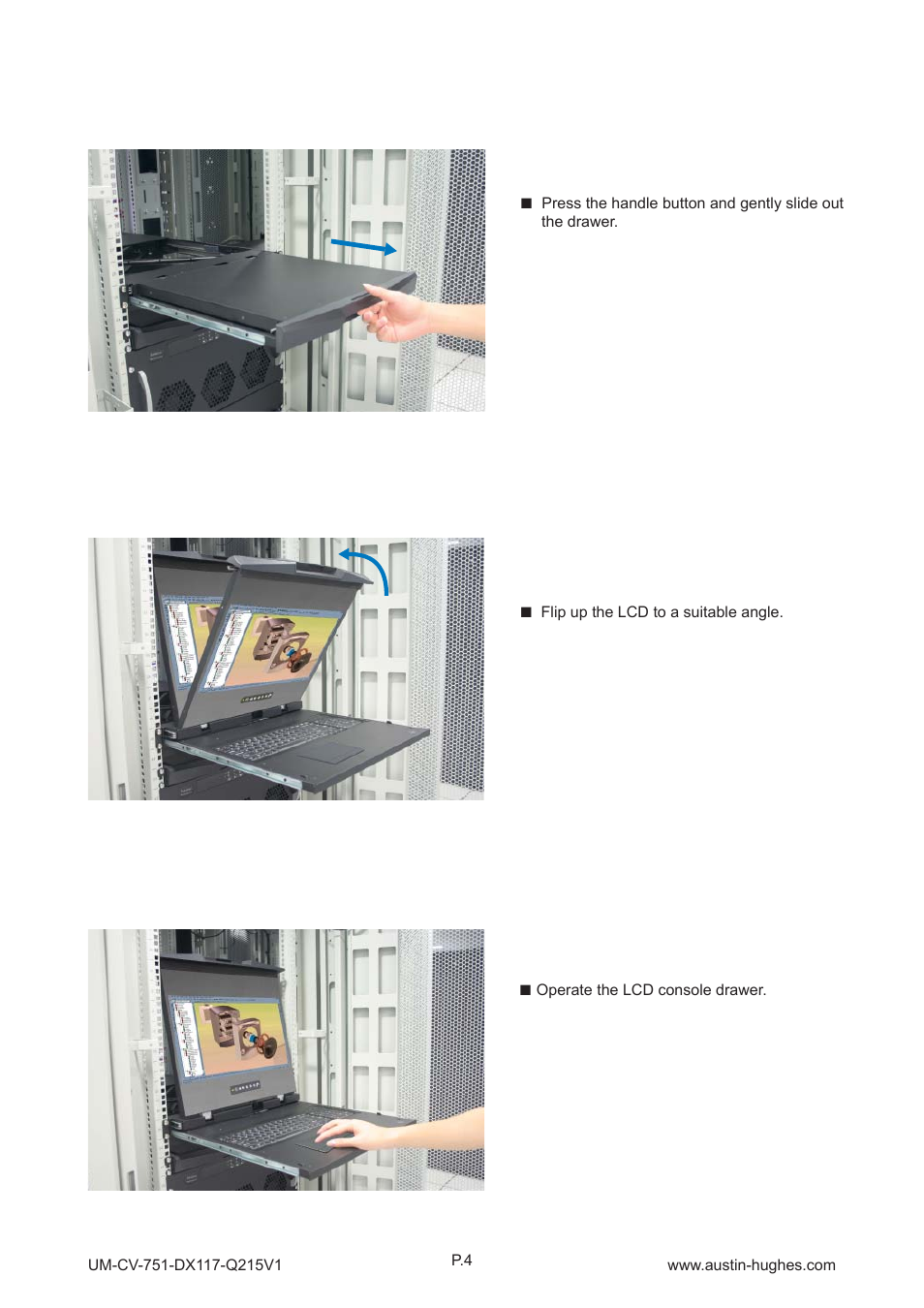 3 > installation - how to use the dual slides | Austin Hughes DX117 User Manual | Page 9 / 24