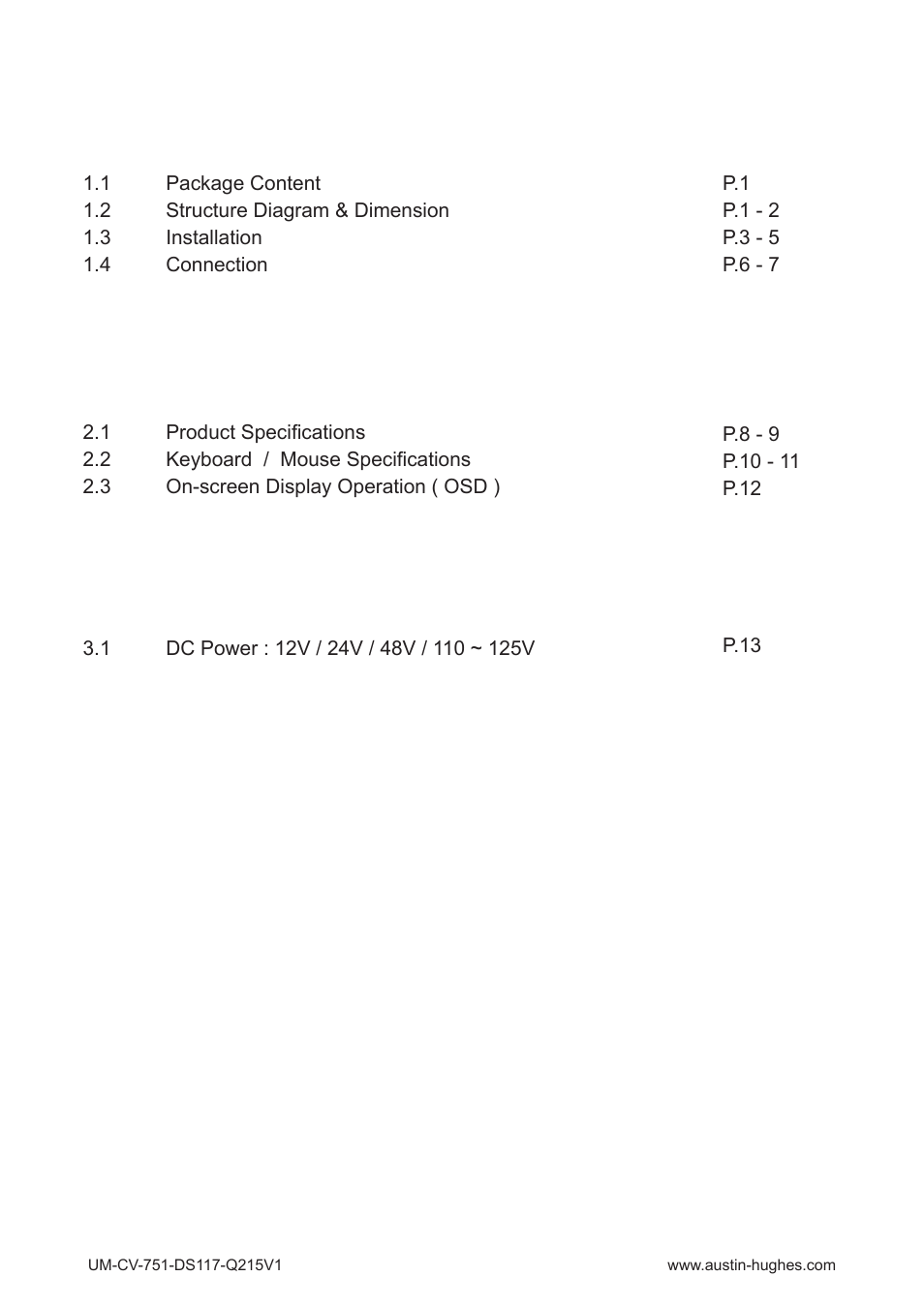 Austin Hughes DS119 User Manual | Page 4 / 20
