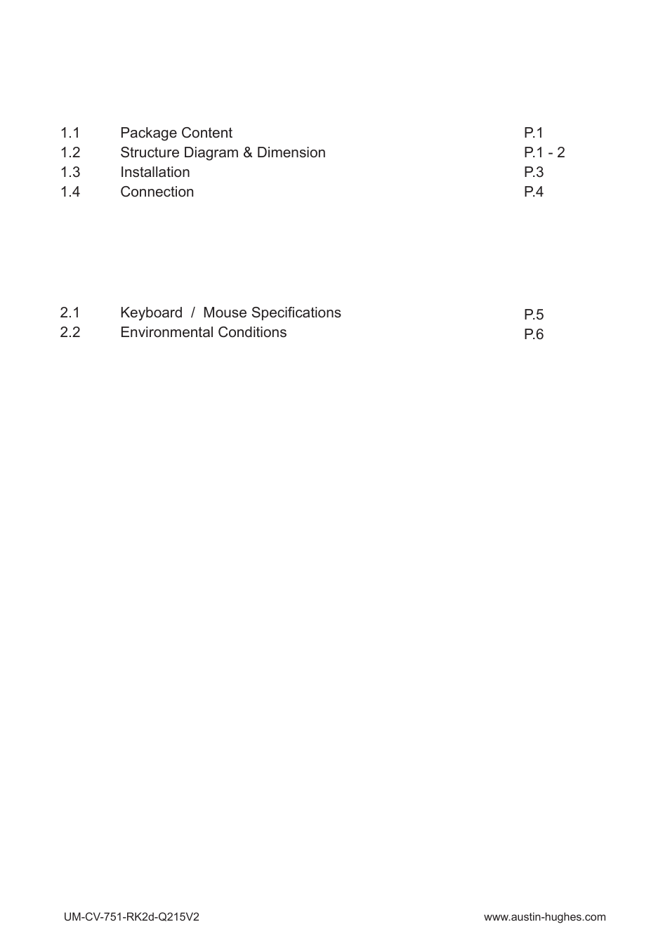 Austin Hughes RK-2t User Manual | Page 4 / 12