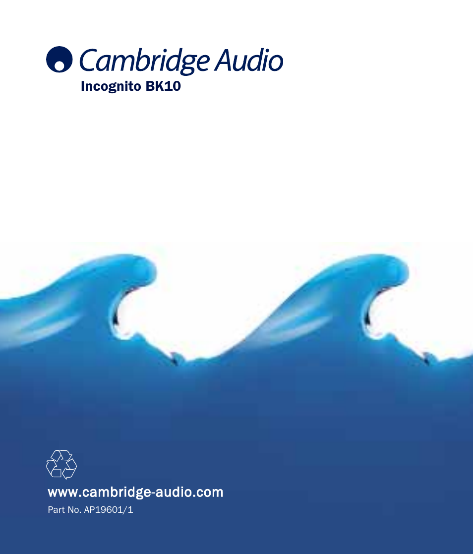 Cambridge Audio A-BUS Table-Top Keypad Incognito BK10 User Manual | Page 20 / 20