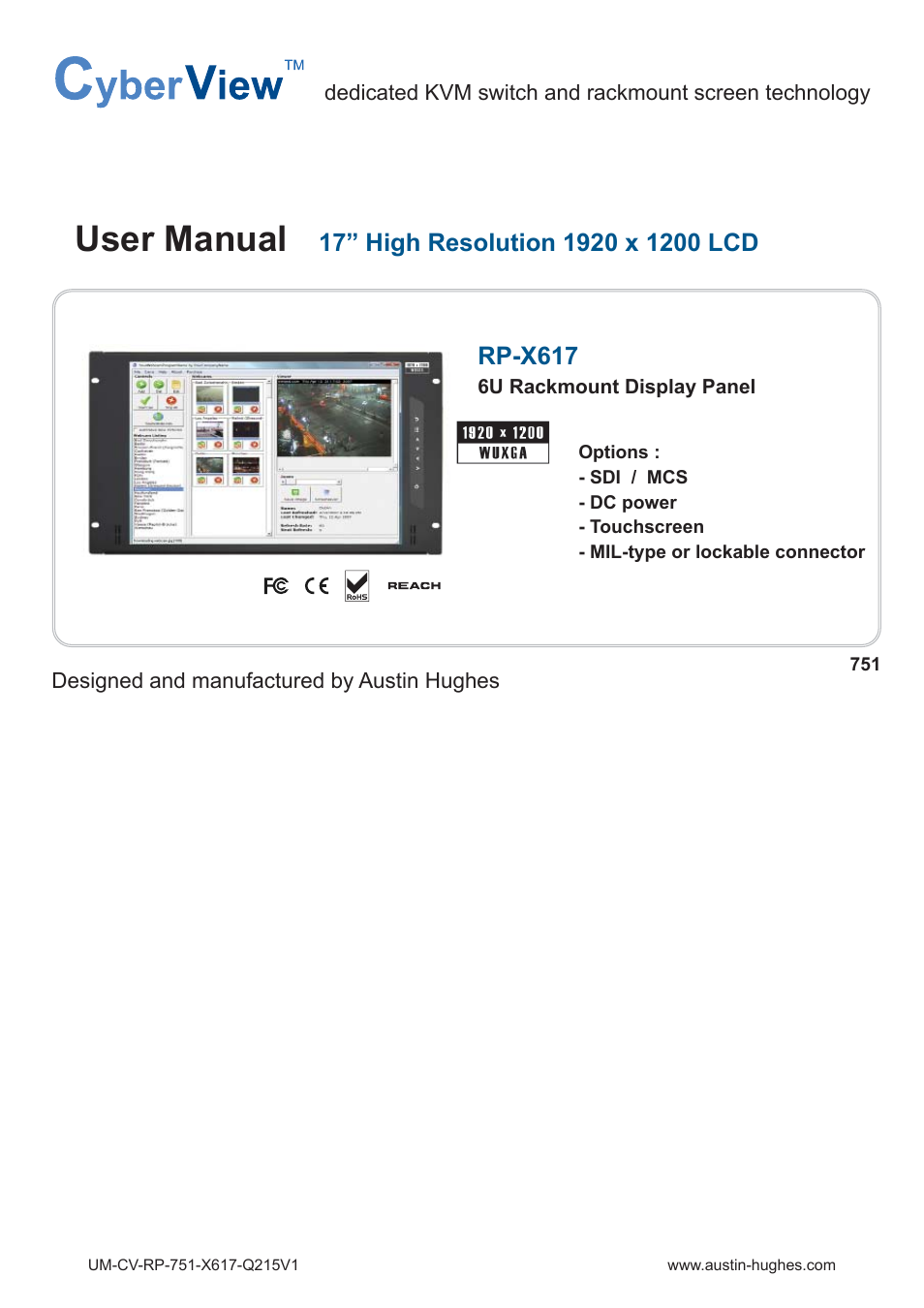 Austin Hughes RP-X617 User Manual | 20 pages