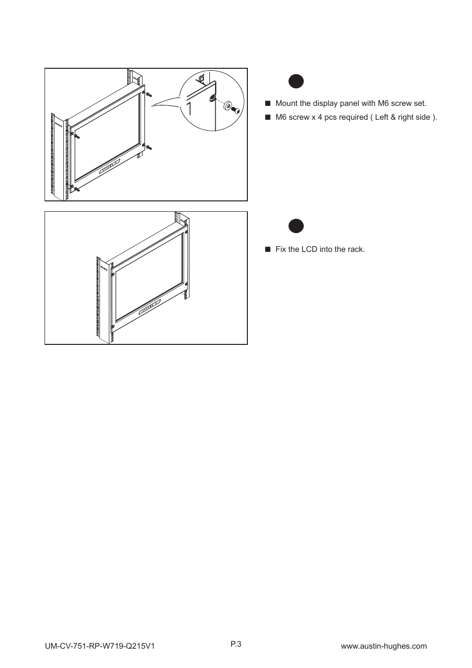 3 > installation | Austin Hughes RP-W719 User Manual | Page 7 / 20