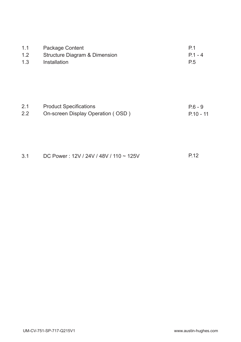 Austin Hughes SP-920 User Manual | Page 3 / 16