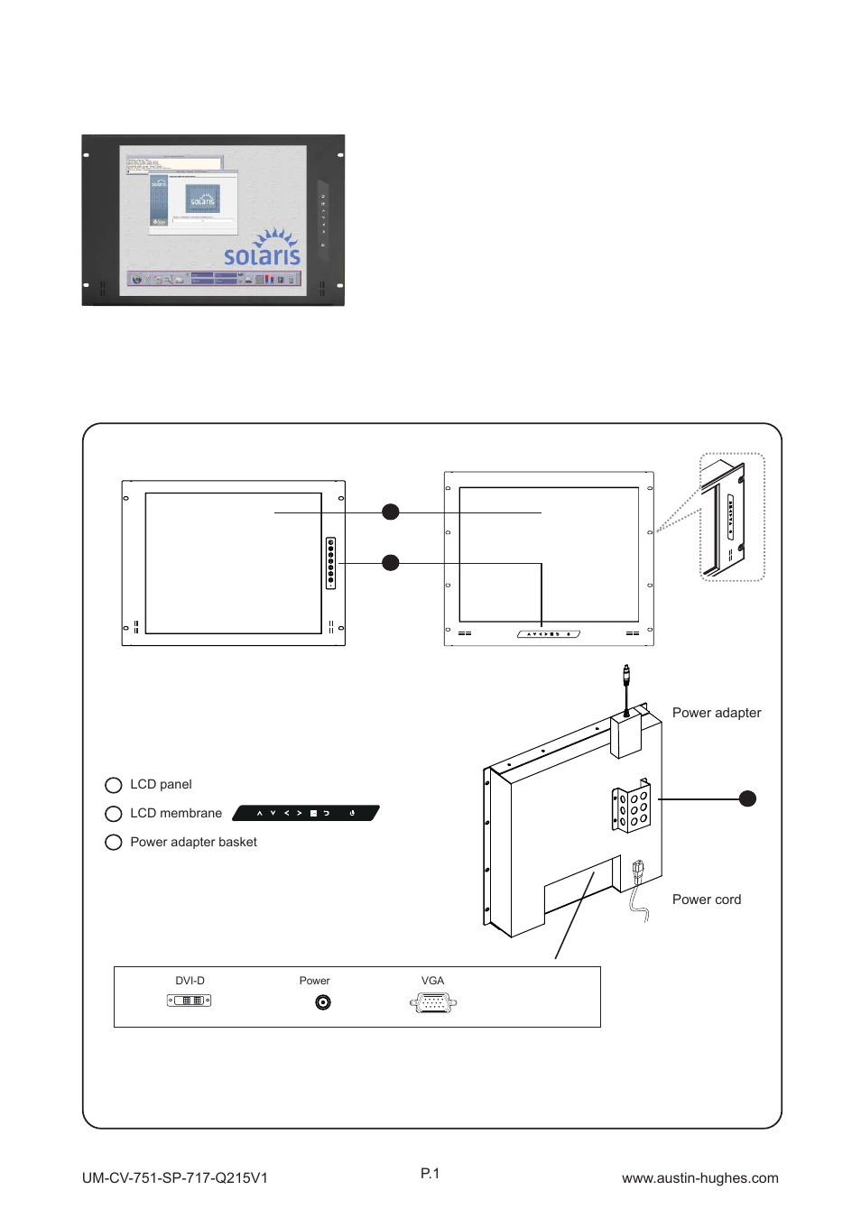 1 > package content, Part 1, 2 > structure diagram | Austin Hughes SP-920 User Manual | Page 5 / 16