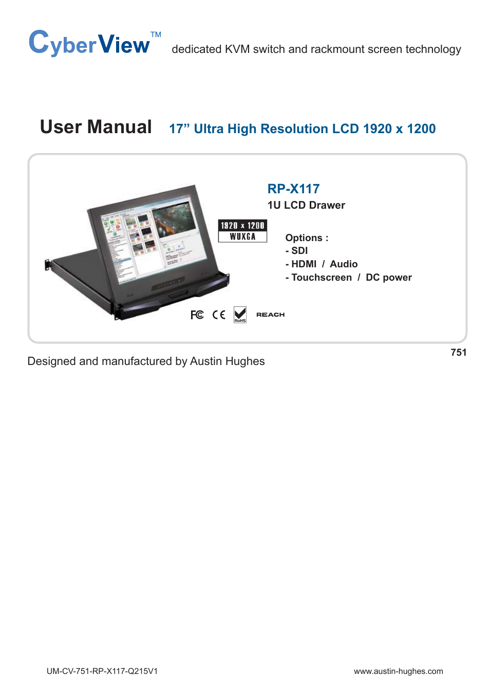 Austin Hughes RP-X117 User Manual | 20 pages