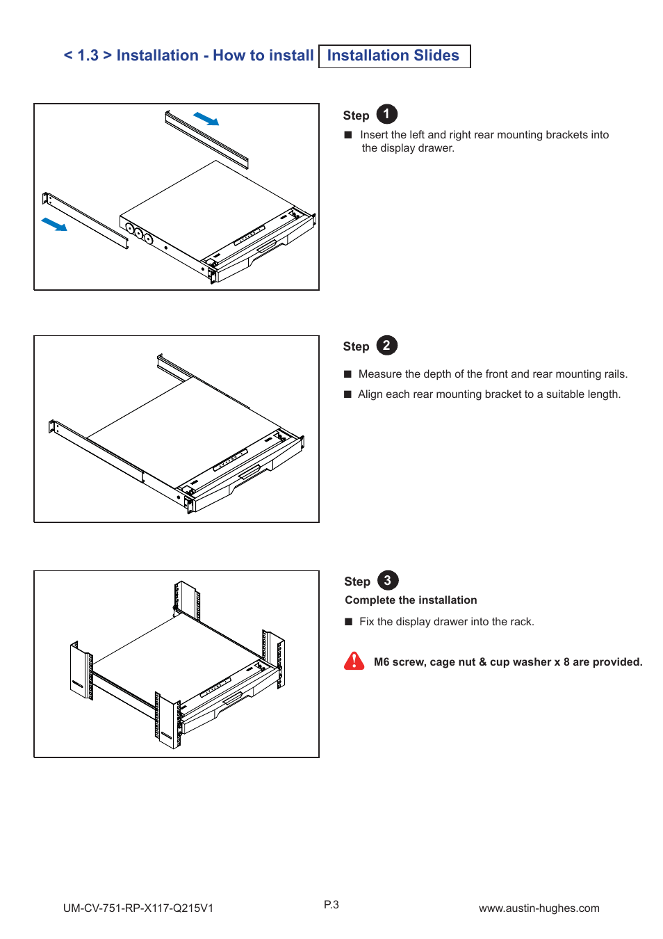 Austin Hughes RP-X117 User Manual | Page 8 / 20