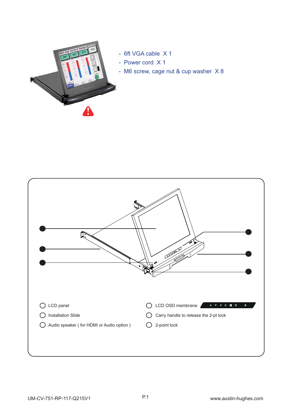 1 > package content, Part 1, 2 > structure diagram | Austin Hughes RP-119 User Manual | Page 5 / 16
