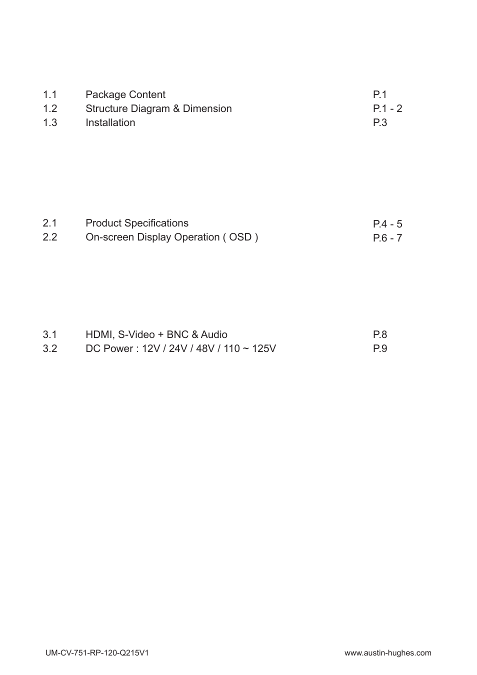Austin Hughes RP-120 User Manual | Page 4 / 16