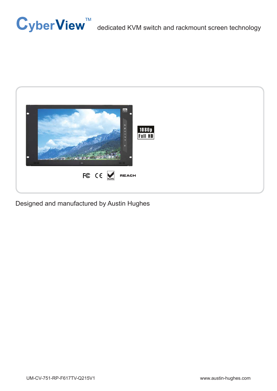 Austin Hughes RP-F617TV User Manual | 32 pages