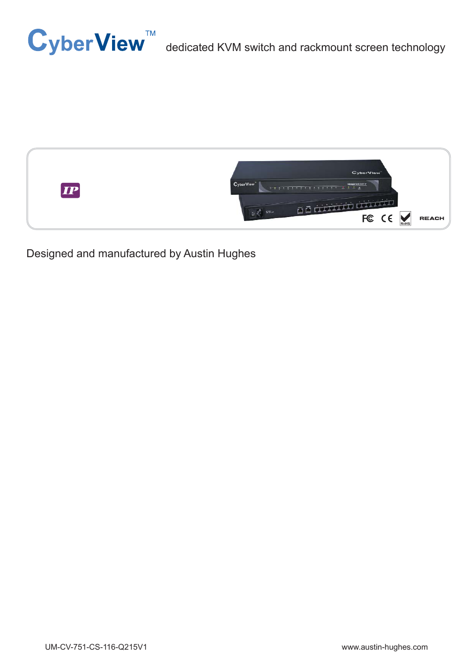 Austin Hughes CS - 116 User Manual | 36 pages
