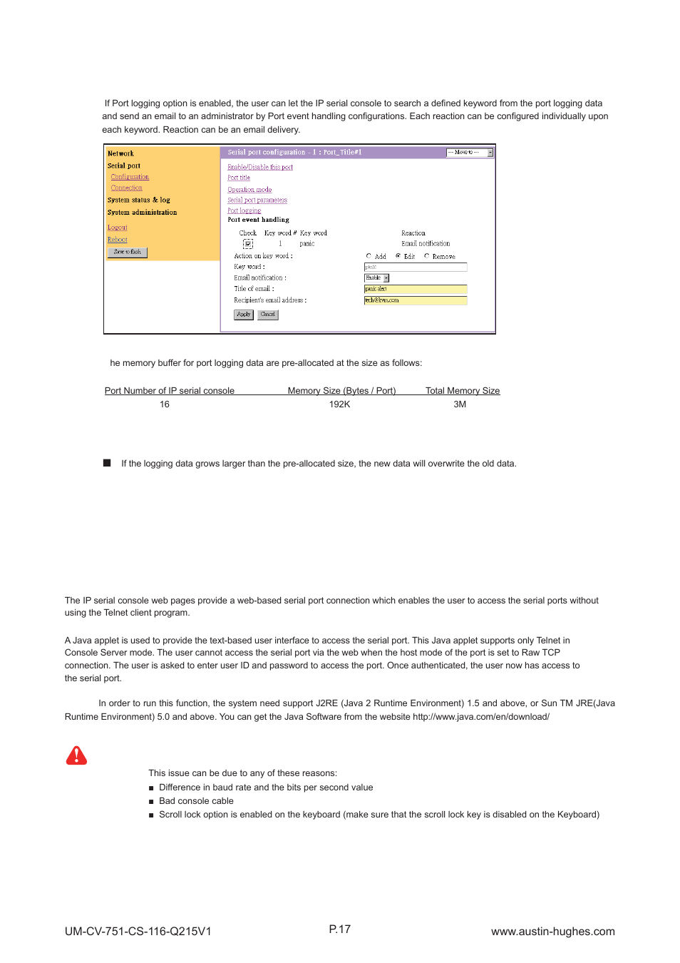Cs-116 | Austin Hughes CS - 116 User Manual | Page 21 / 36