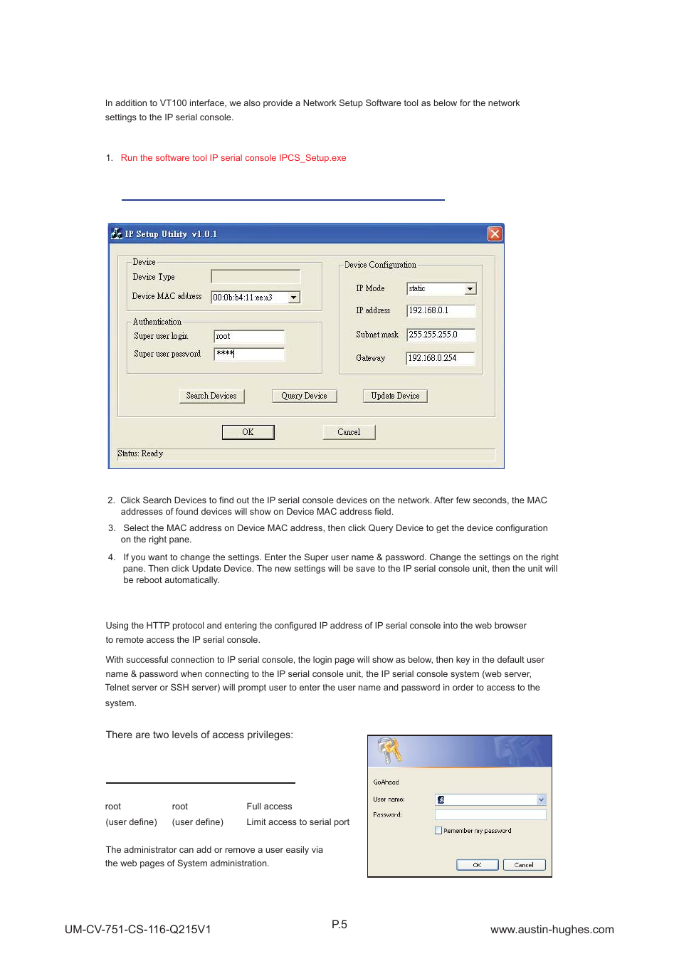 1 > device setup, Cs-116 | Austin Hughes CS - 116 User Manual | Page 9 / 36