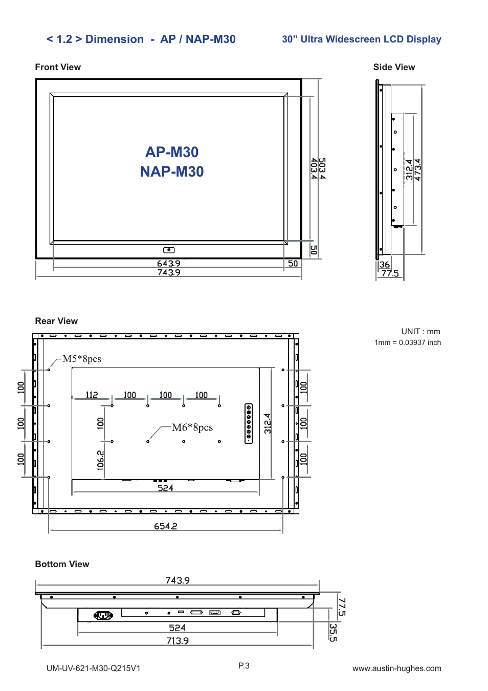 Ap-m30 nap-m30 | Austin Hughes OP-M30 User Manual | Page 7 / 24
