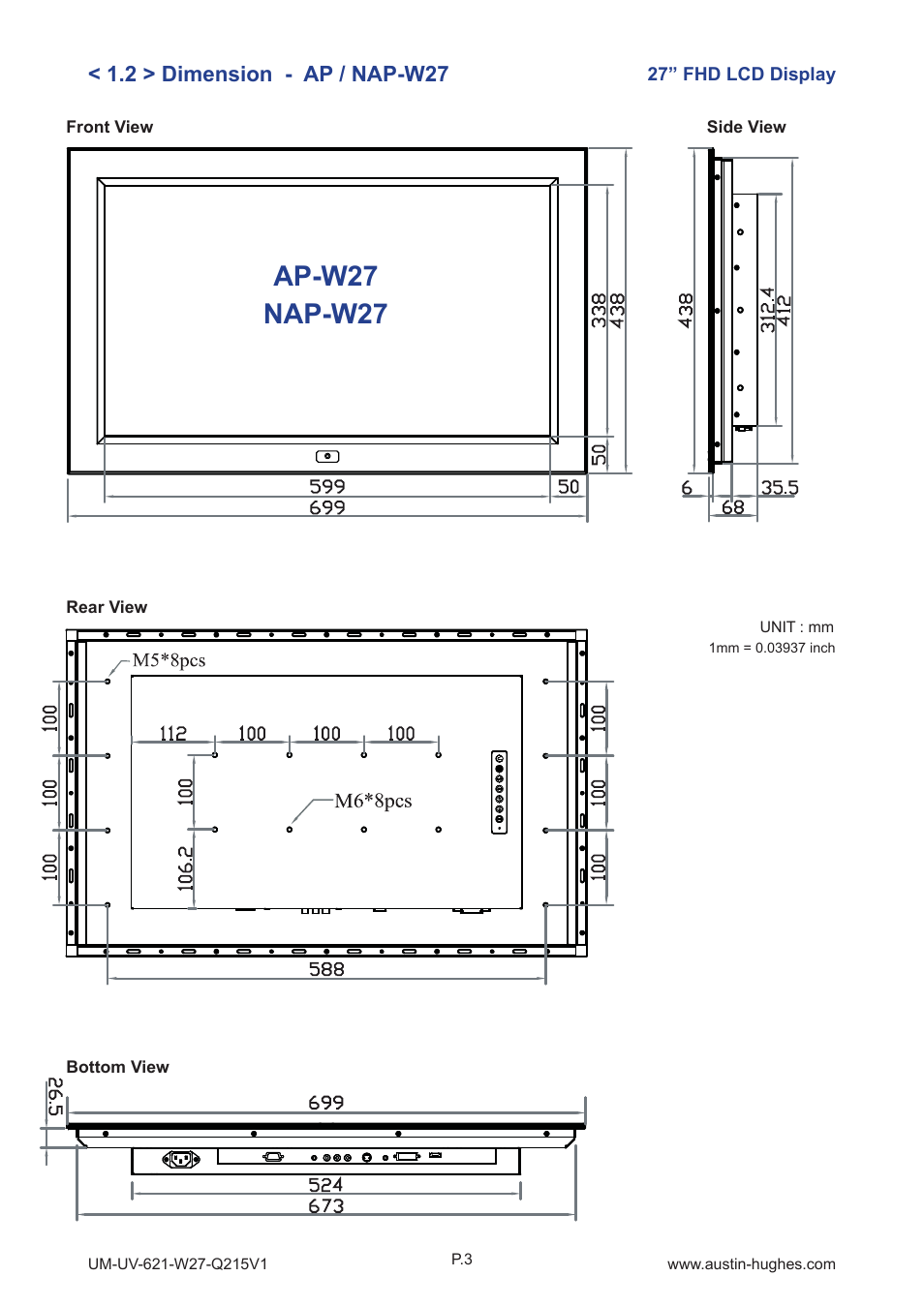 Ap-w27 nap-w27 | Austin Hughes OP-W27 User Manual | Page 7 / 28