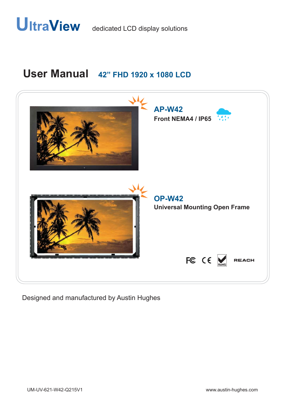 Austin Hughes OP-W42 User Manual | 28 pages