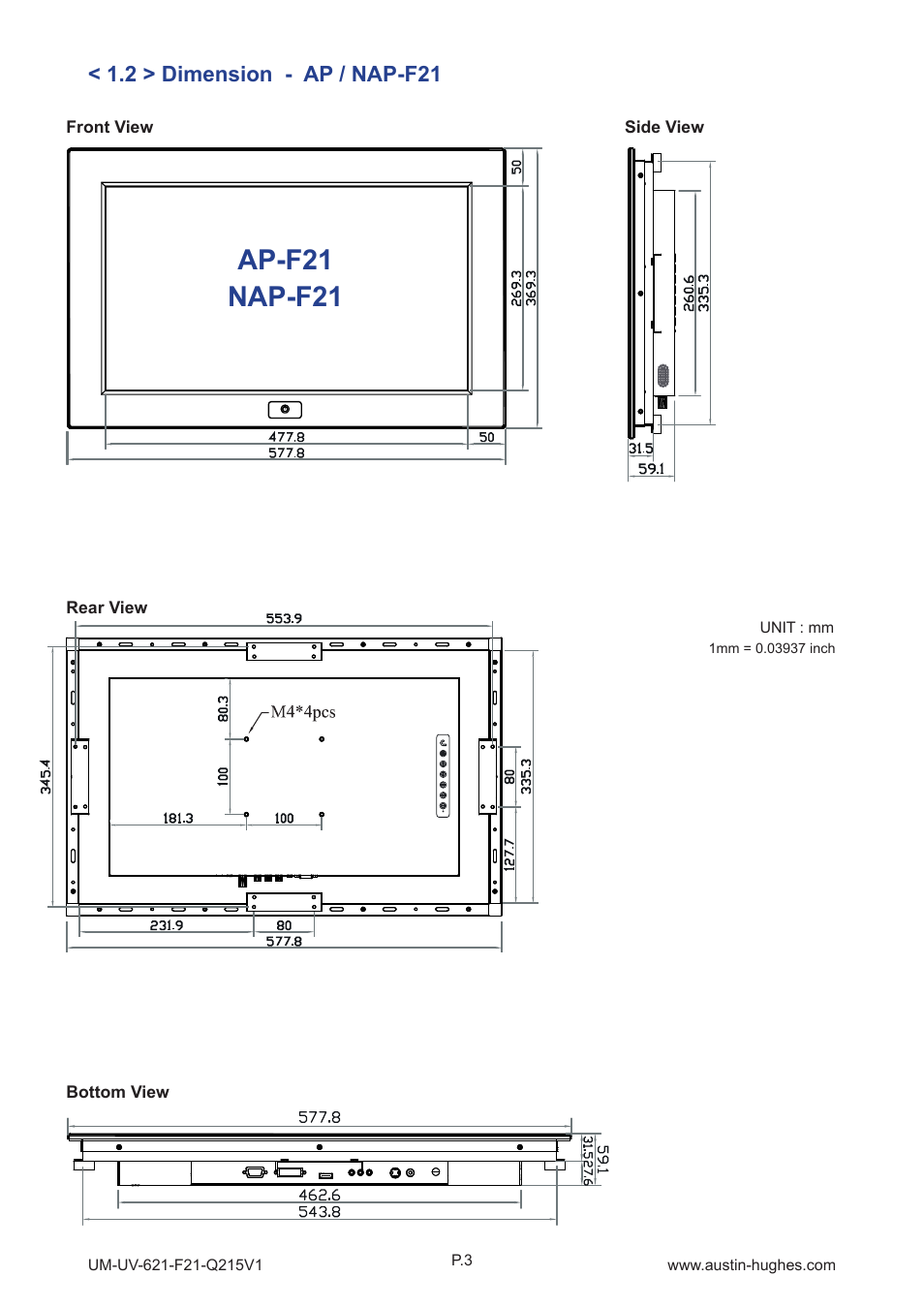 Ap-f21 nap-f21 | Austin Hughes OP-F21 User Manual | Page 8 / 32