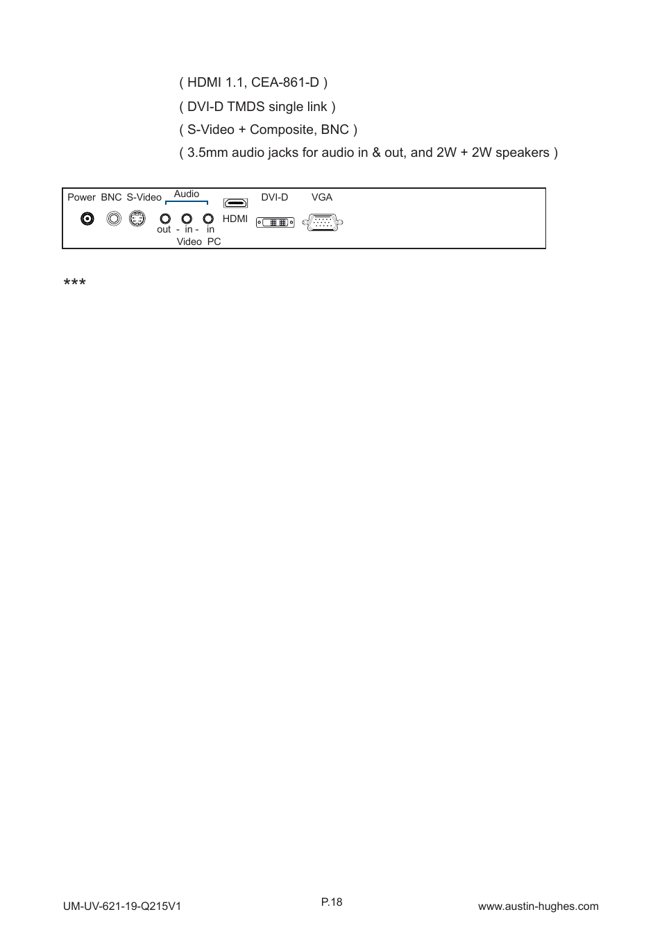 Av - dvi-d - audio, Hmdi, 5 > av3.0 upgrade options | Austin Hughes OP-19 User Manual | Page 23 / 32