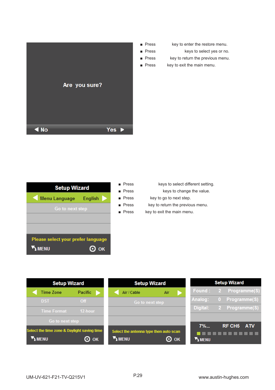 Austin Hughes OP-F21-TV User Manual | Page 34 / 40