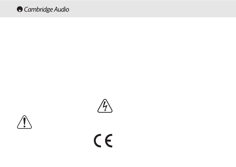 Consignes de sécurité | Cambridge Audio Azur 640C User Manual | Page 24 / 84