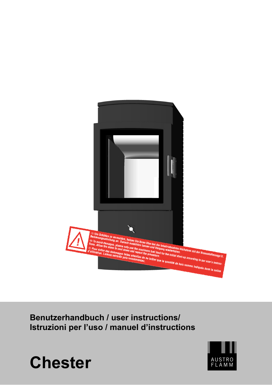 Austroflamm Chester User Manual | 20 pages