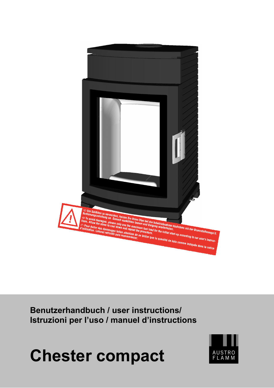 Austroflamm Chester compact User Manual | 16 pages
